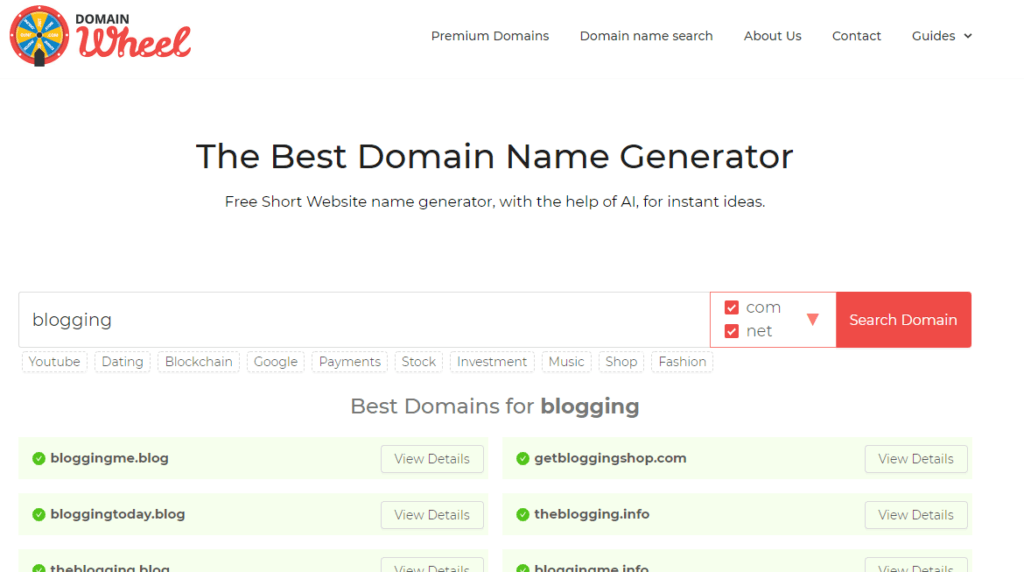 domainwheel - Domain name Generator,#10 How to Make a Blog on WordPress for Free With Zero Coding Skill,How to Make a Blog on WordPress for Free