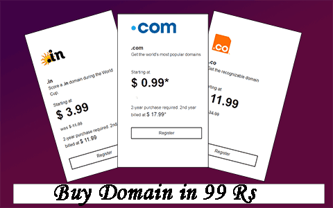 Buy a Domain in Cheap Price by the Help of Godaddy 99 Promo Code 2