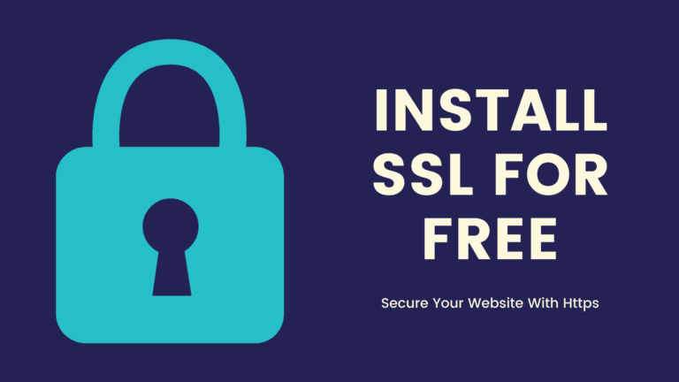 What is SSL & How to install free SSL? 4