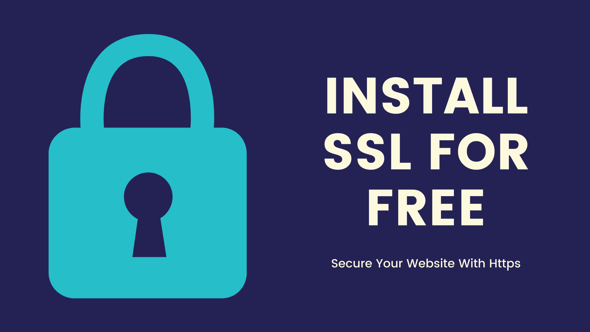 What is SSL & How to install free SSL? 2