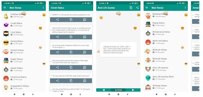 6.Top 10 WhatsApp Status Download Apps For Android